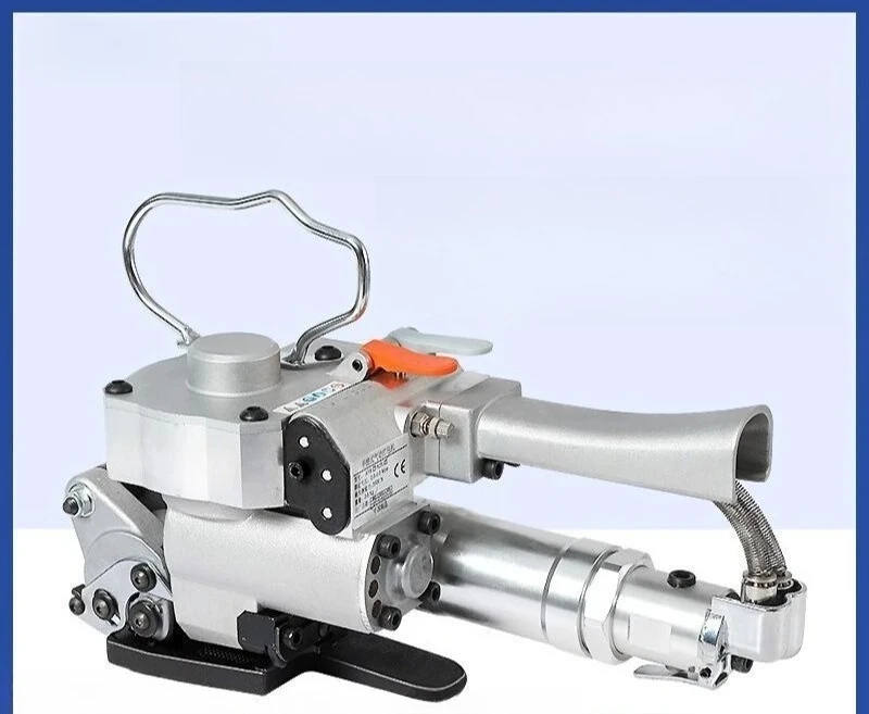 A19 Handheld Pneumatic Baler Buckle-free Hot Melt PP/PET Plastic Steel Belt Automatic Binding Machine
