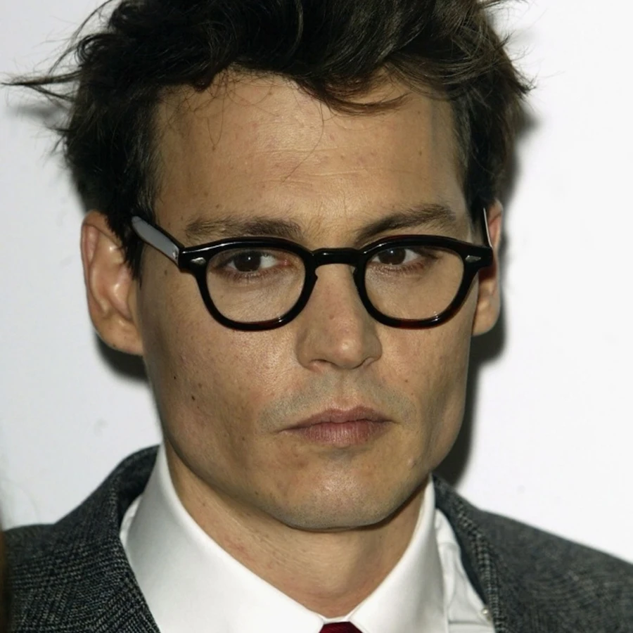 

Джонни Деппа очки оправа мужские Lemtosh стиль оптические очки женские винтажные ацетатные оправы люксовый бренд компьютерные очки