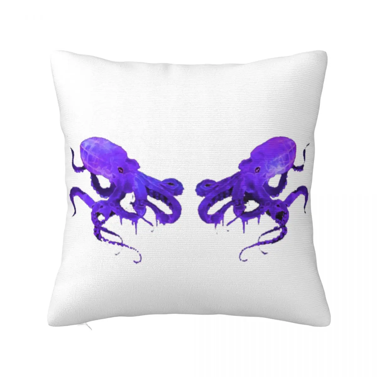 Roc Violet Square Pillowcase Pillow Cover Cushion Zip Decorative Comfort Throw Pillow for Home Living Room