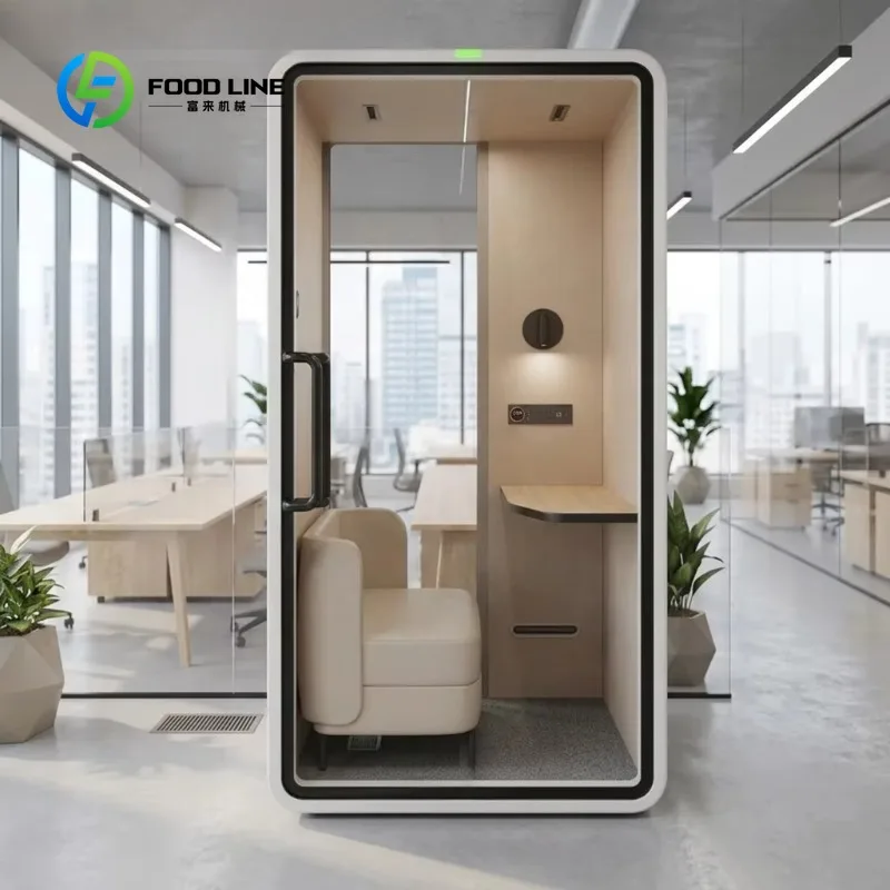 Custom Soundproof Work Booth Office Pod Acoustic Private Cabin Home Office Meeting Room Noise Reduction Space Solution