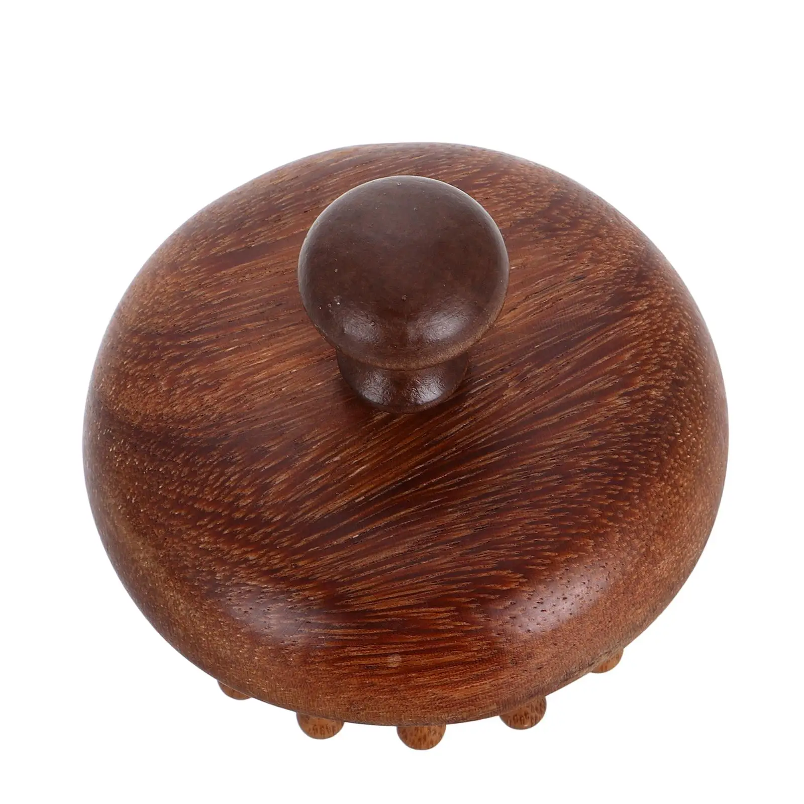 

Wooden Meridian Comb Scalp Massager Guasha Hair Brush Round Tip Massage Tool Dry Wet Hair Detangler Promotes Growth Relieves