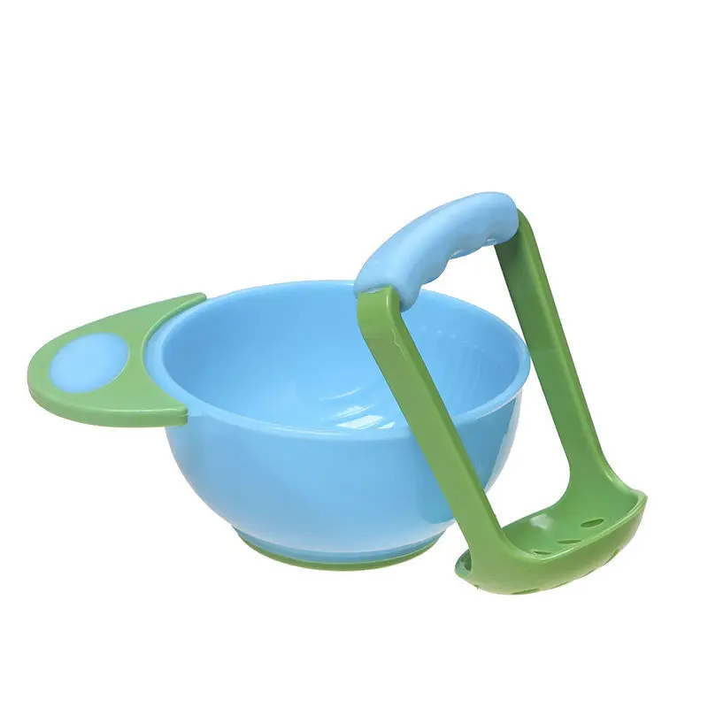 Baby Food Mills Grinding Bowl Fruit Nut Biscuit Food Mills Grinding Feeder Infant Feeding Bowl Dishes Feeder Educational Toys