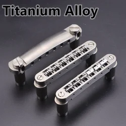 Titanium Alloy Tune-O-Matic Roller Saddle Bridge For LP SG