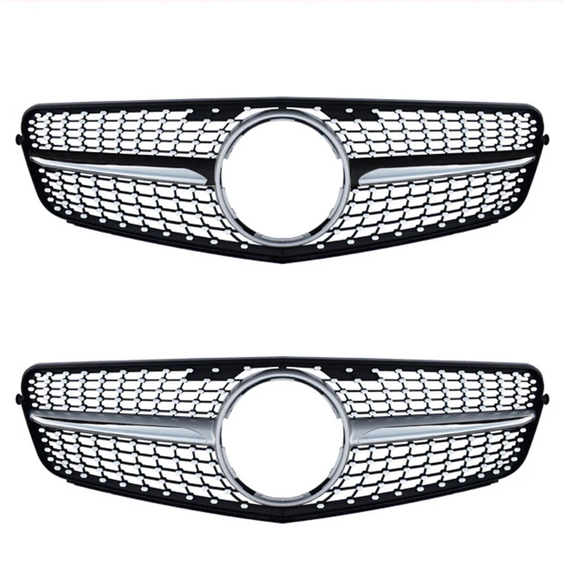 

Damei High Quality W204 C63 Diamond Style Grill Car Front Grille For Mercedes Benz C Class C250 C300 C350 2007-2014