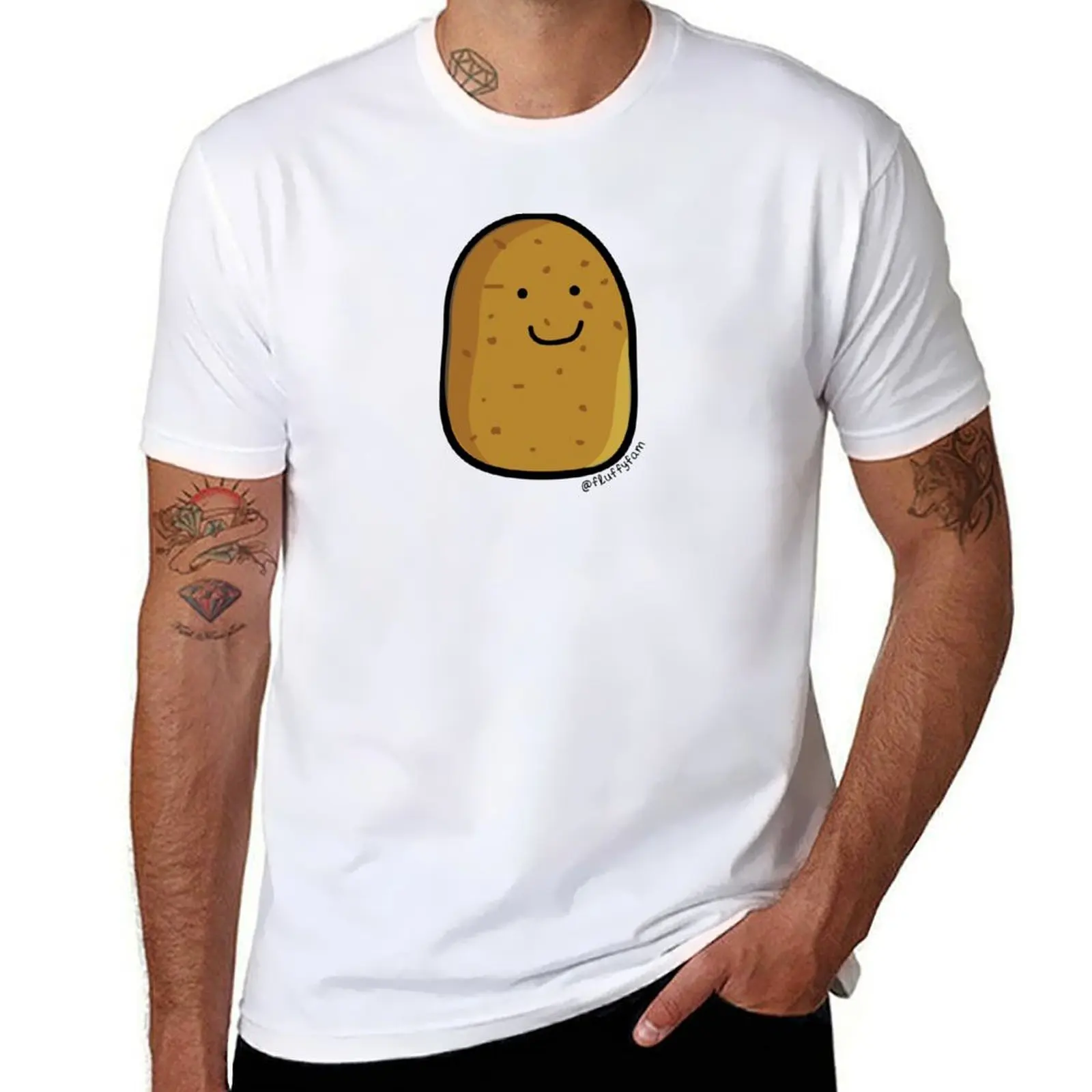 

Potato cutie T-Shirt t shirt for man 100 percent cotton mens graphic t shirts T-Shirt