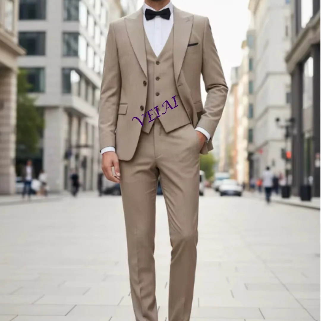 

Customizednew 2 buttons on suit modern design mens office wear blazer coustime homme luxe Bead edge craftsmanship