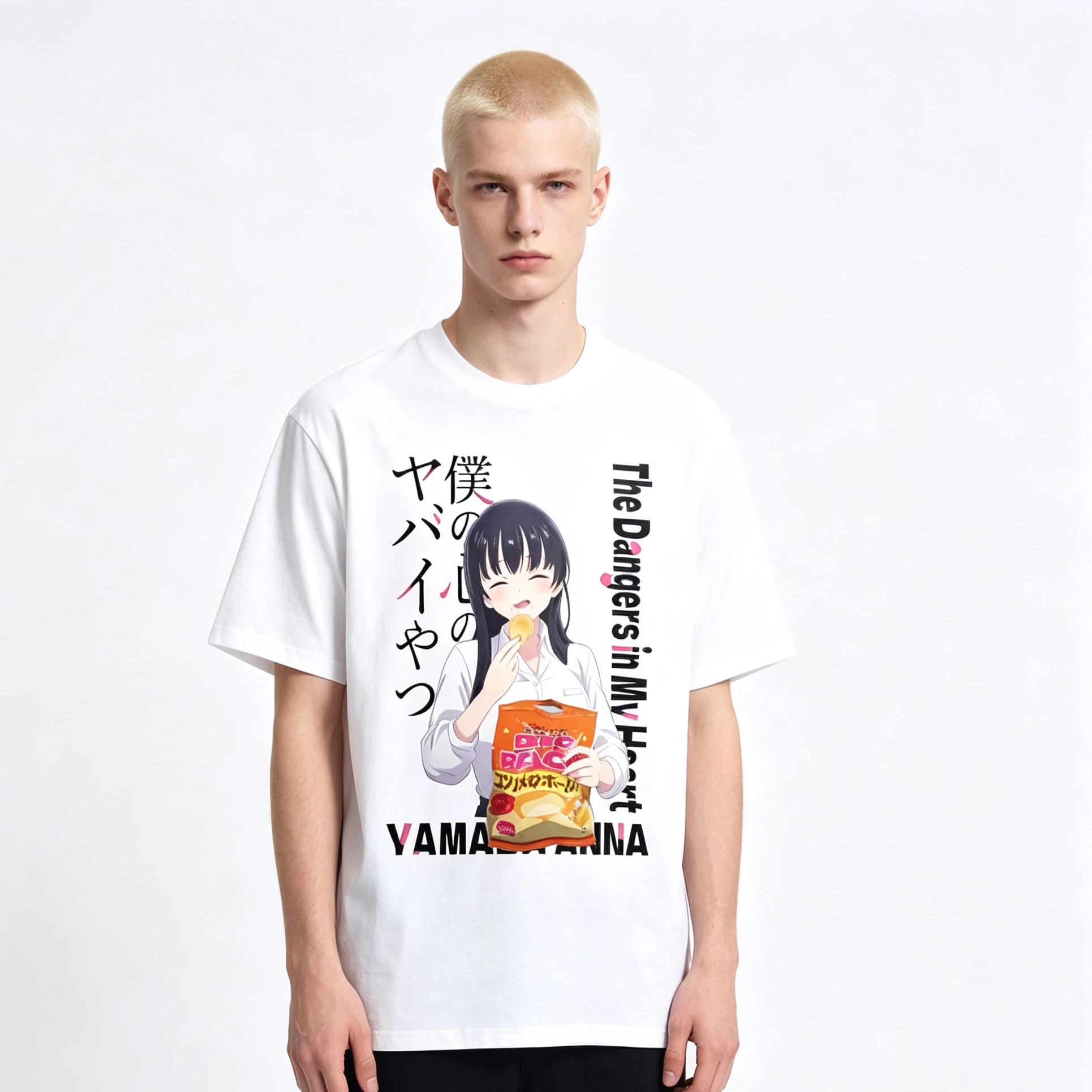 Summer Hot Sale Anime The Dangers in My Heart Yamada Anna Graphic T‑Shirt Y2K Men Women Streetwear Harajuku Gothic Punk T Shirt