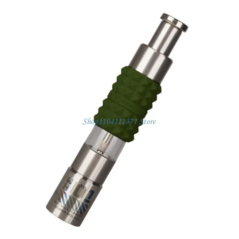 P9FC Push Button Grinder Seasoning Bottle Thumb Grinder for Peppers, Sea Salt