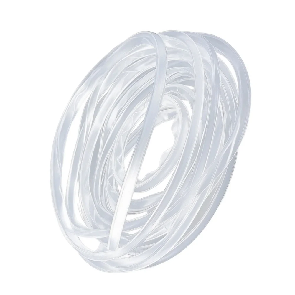 Clear PVC Vinyl Window Seal Strip for Louver Slats Wind Rain Draft Protection 1m 30.5m Flexible Installation PVC