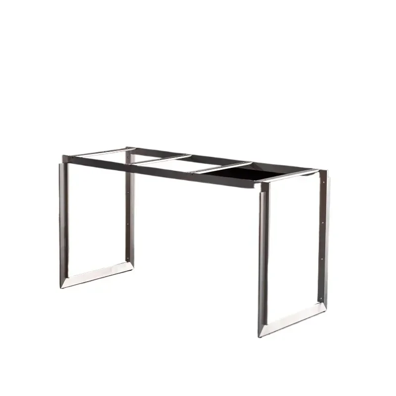 

Medieval style, stainless steel table feet, large plate table legs, rock slab brackets