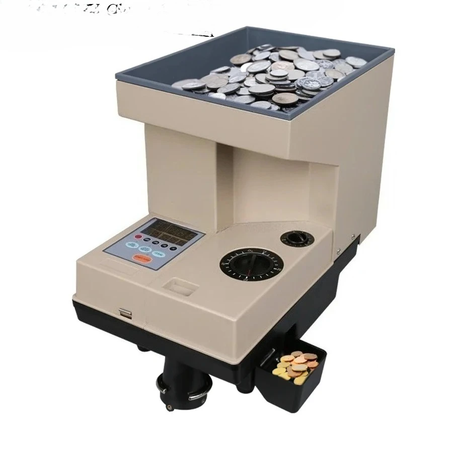 2026-CS-92-3 Clasificador de monedas automático de alta velocidad Dispositivo contador de efectivo europeo de alta capacidad Máquina contadora de monedas de plástico