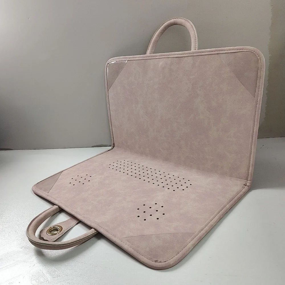 

Simple PU Leather Laptop Sleeve 14 15.6 16 Inch Shockproof Computer Protective Case with Handle Laptop Bag