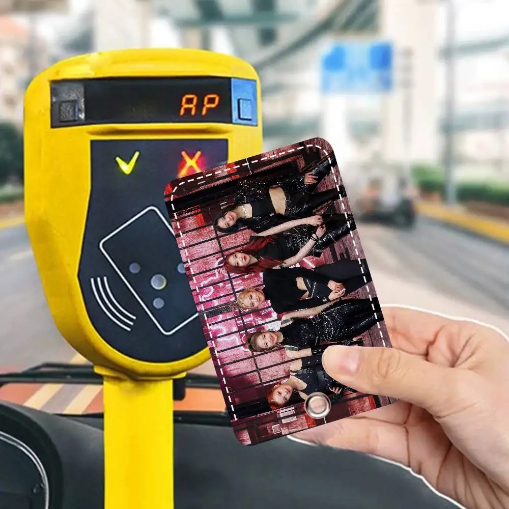 I-ITZY لطيف الكرتون Inteated مصعد بطاقة Acc بطاقة التحكم المفاتيح الغطاء الواقي هدية المفاتيح #6