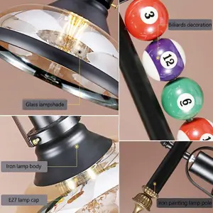 LED Light Pandant Moderno LED LED LED Coetting Table Table Ánh sáng mặt dây chuyền cho thanh 10 Luminaria bán hàng chính cho bảng Bye - №10