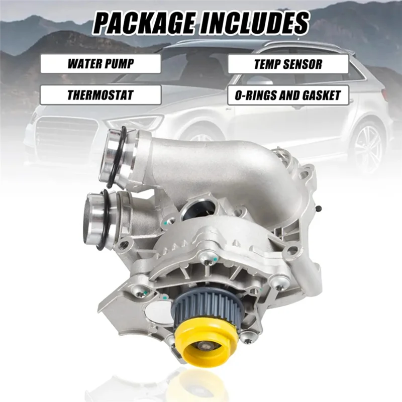 

Водяной насос системы охлаждения двигателя в сборе, детали для VW 1.8T 2,0 TFSI для VW Golf Jetta, водяной насос 06H121026AB 06H121026T