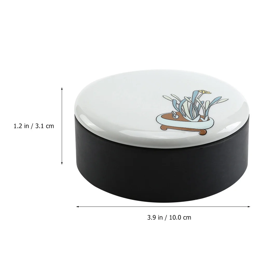 

1Pcs Inkstone Ink Grinding Stone with Cover Chinese Traditional Inkslab for Calligraphy Painting Accessories Inkstone for Sumi