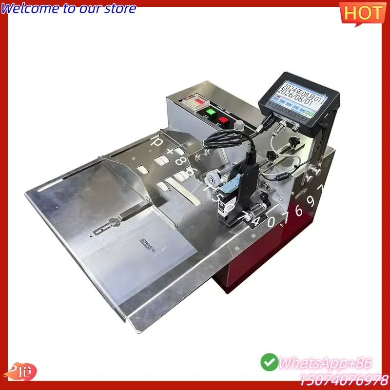 2026 Mini Conveyor Auto Paging Desktop Inkjet Printer Automatic Expiration Date