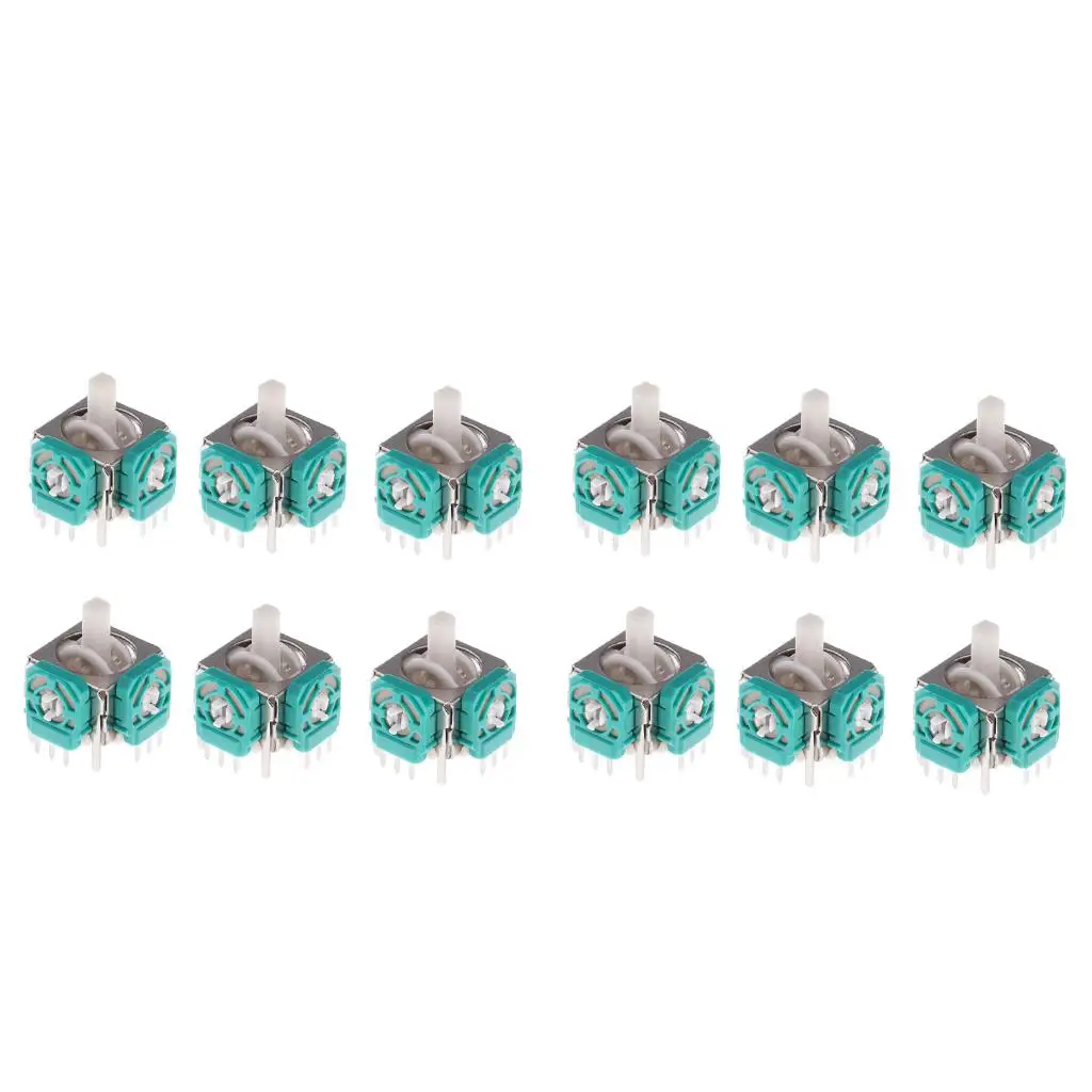 

Green Alloy Handle Button 14mm Portable Joystick Replacement Parts Kit for Nintendo Switch Control Repair