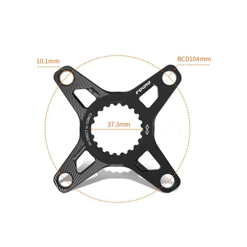 FOVNO Chainring Adapter forSRAM GXP Spider to 104BCD 110BCD forShimano Direct Mount Converter M6100 M7100 M8100 M9100 12S MTB