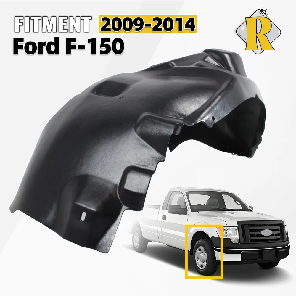 

Front Right Fender Liner Inner Panel For 2009-2014 Ford F-150 F150 9L3Z16102A RH