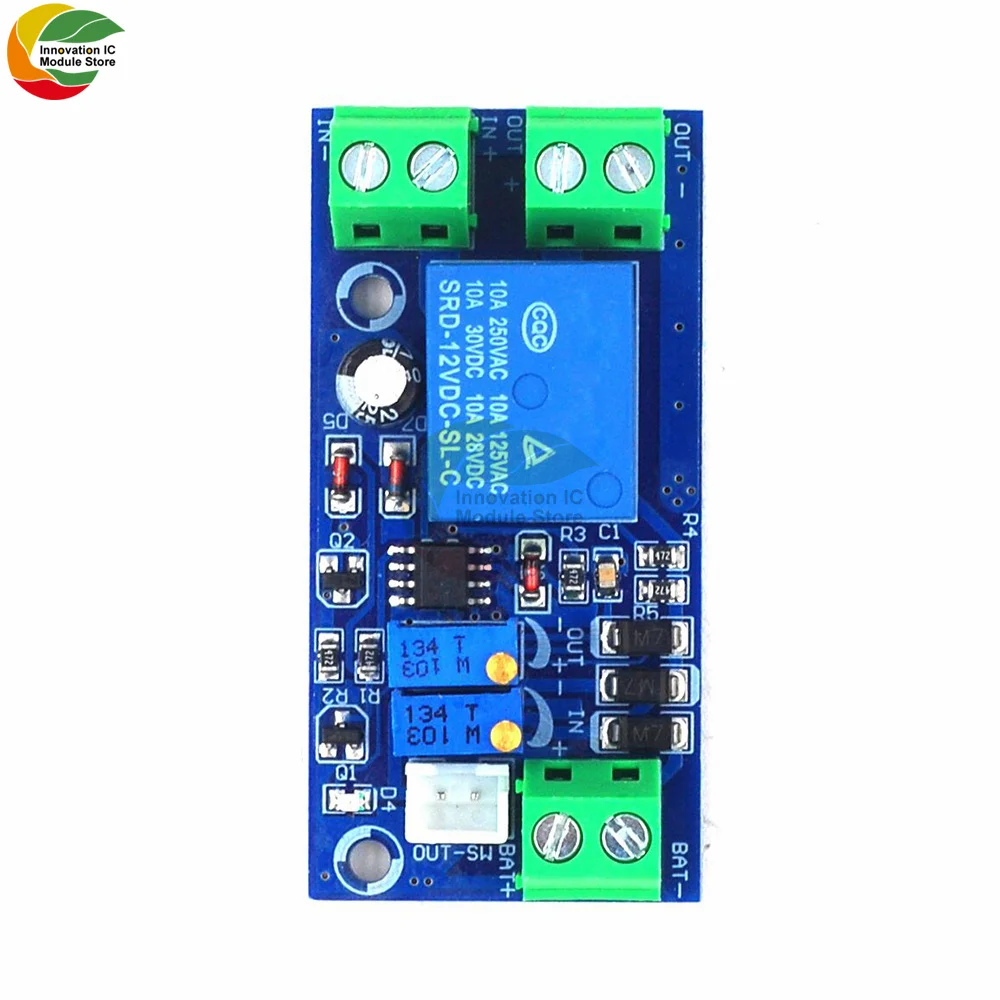 Battery Anti-over-discharge Over-voltage Control Module Under-voltage Automatic Charging Lithium Battery Protection Board 12V