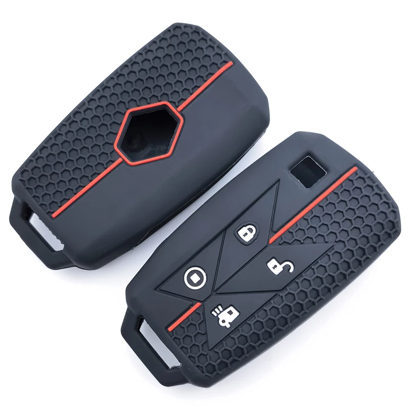 Silicone remoto chave fob anel caso capa para renault captador caminhão gama seris t c k ignição euro 4 botão estilo interior