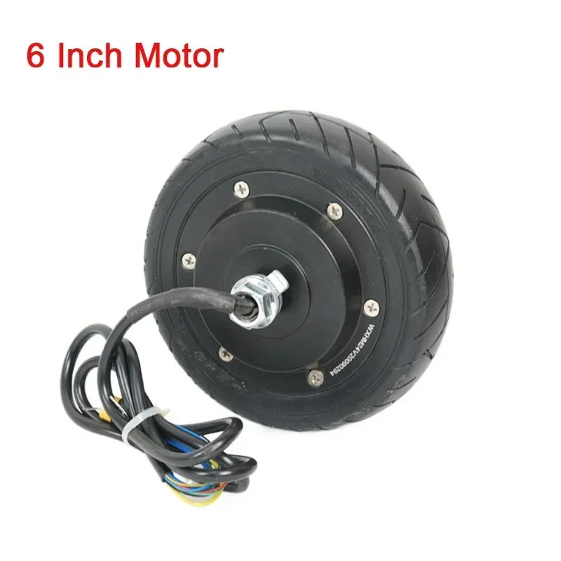 250W 24V Electric Scooter Motor Hoverboard Rubber Motor 6 Inch 1 Round Factory Price Scooter Modification and Replacement Parts