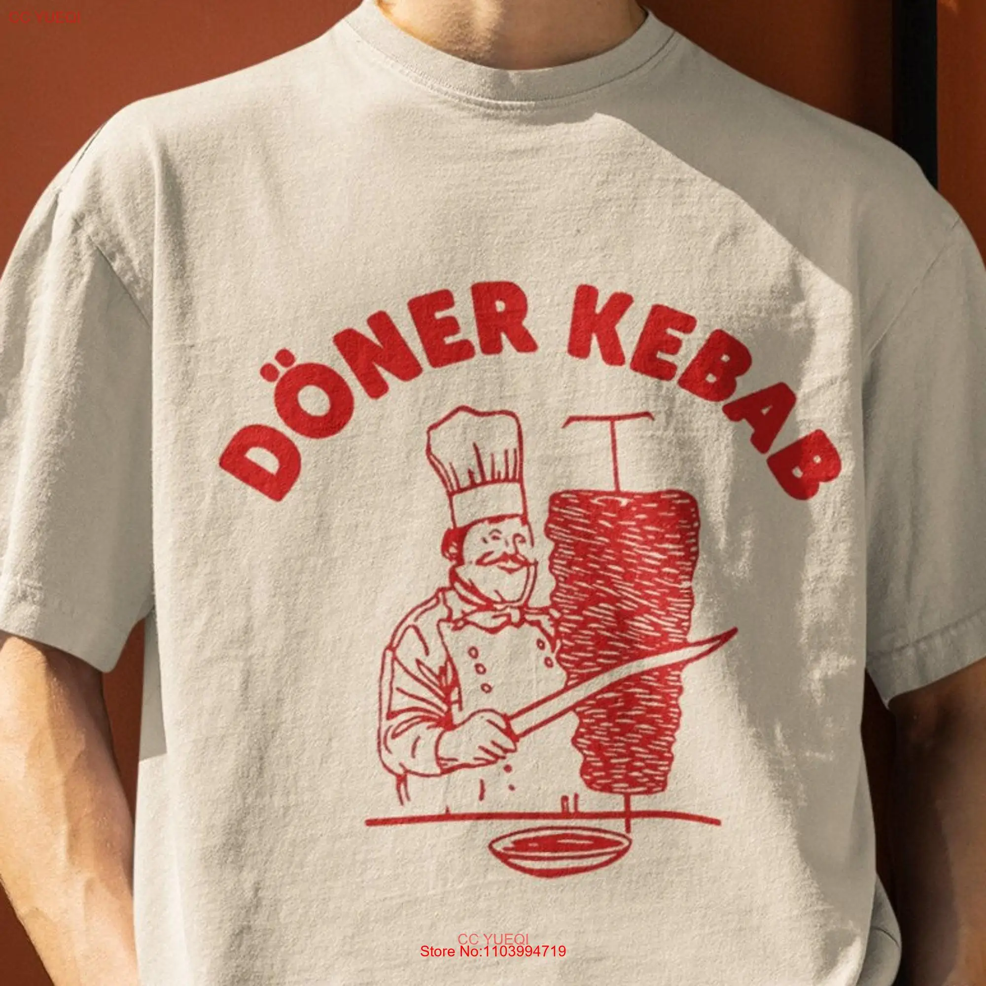 Doner Kebab T Shirt Döner Kebap Aesthetic Tumblr Funny Kebabs Lover Foodie Fashion long or short sleeves