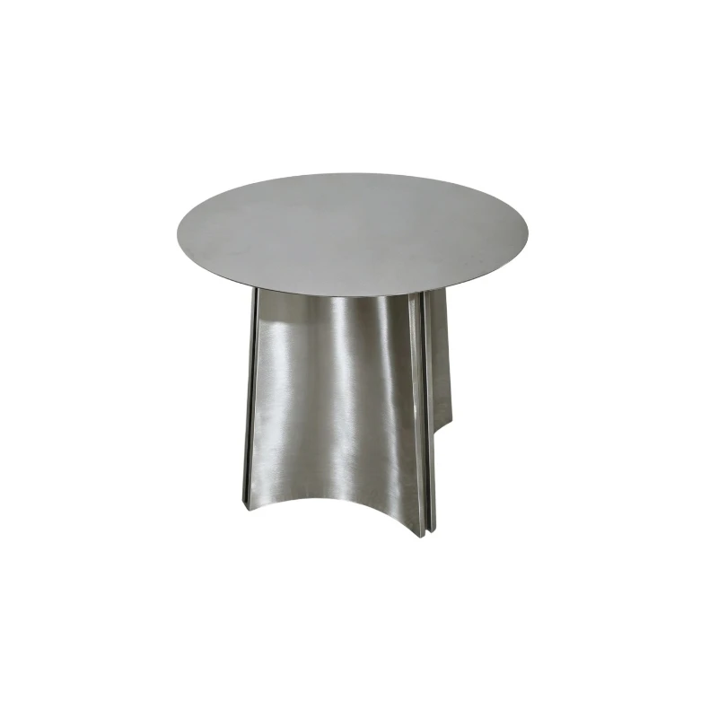 Nordic round dining table, high value and light luxury