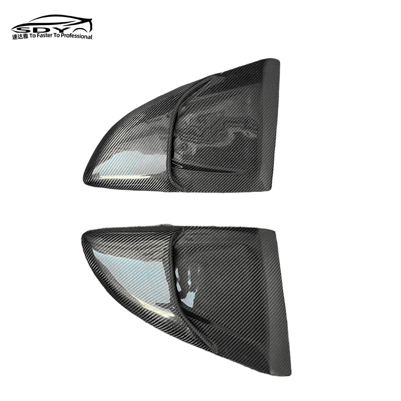 718 Cayman GT4 Style Carbon Fiber Side Vent Side Air Scoop untuk 718 Cayman