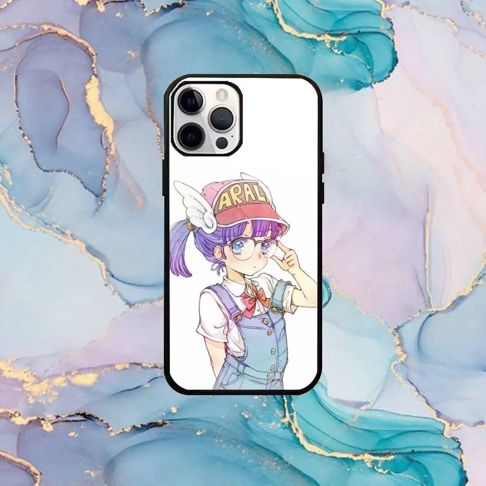 Чехол для телефона A-Arale Anime N-Norimaki для iPhone17,16,15,14,13,12,11 Plus, Pro Max с магнитной беспроводной зарядкой Magsafe