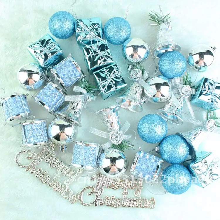 

Christmas Tree Decorations 32 Pack Lake Blue Christmas Pack Pendant