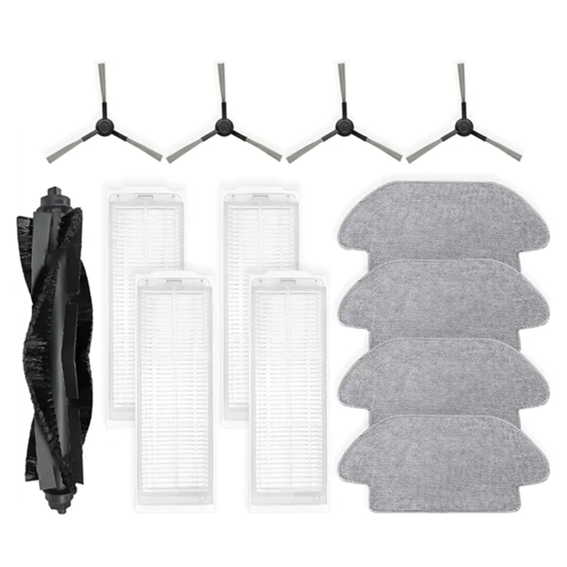 

BAAG-For Haier PROBOT DTX Vacuum Parts Main Roller Side Brush Hepa Filter Mop Cloth Accessories