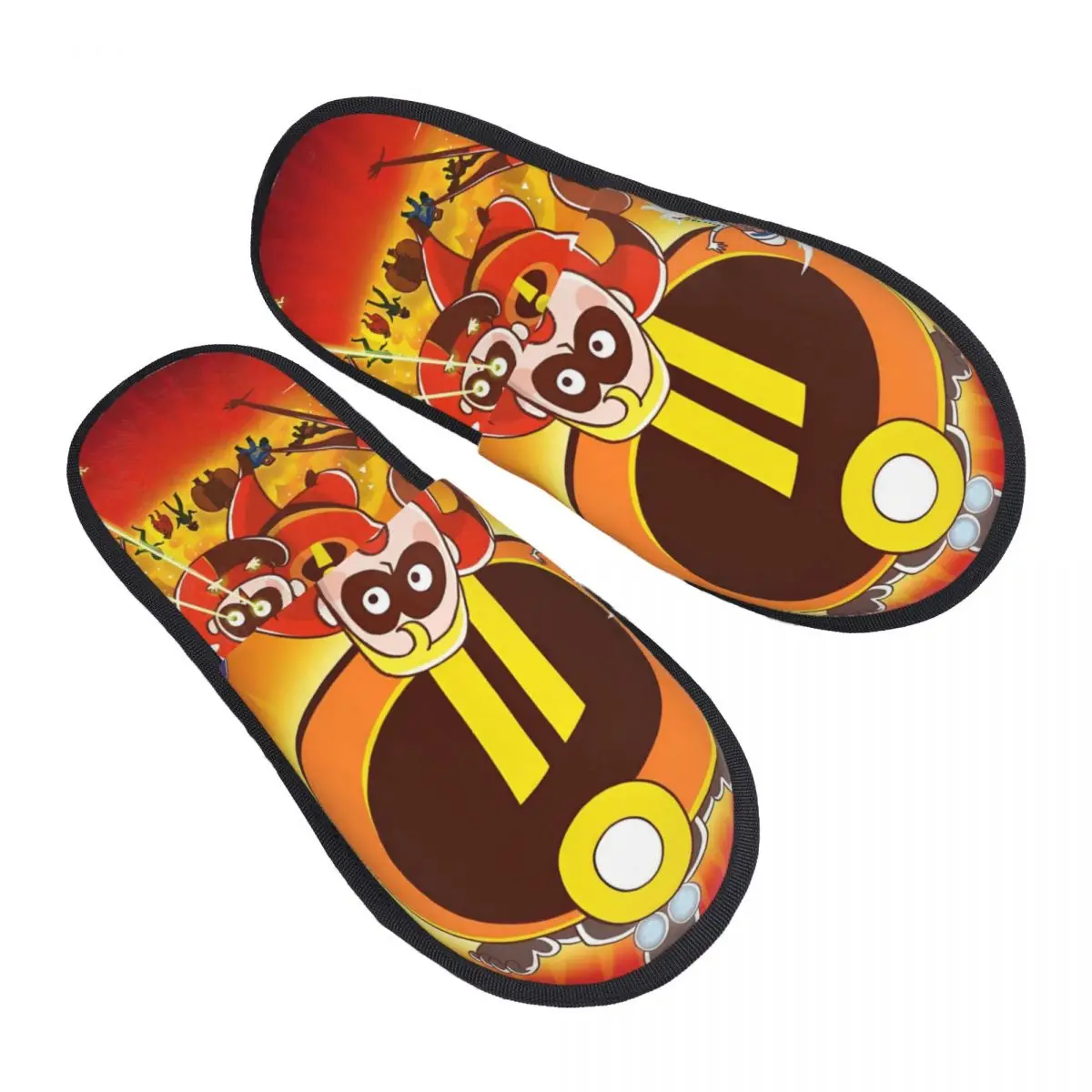 Custom The Incredibles Guest Slippers for Hotel Women Superhero Anime House Slipper