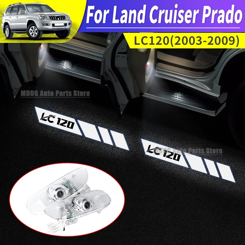 MDUG For 2003-2009 Toyota Land Cruiser Prado 120 Modification Accessories Tailgate Warning Light LC120 FJ120 Tail Box Ambient Li