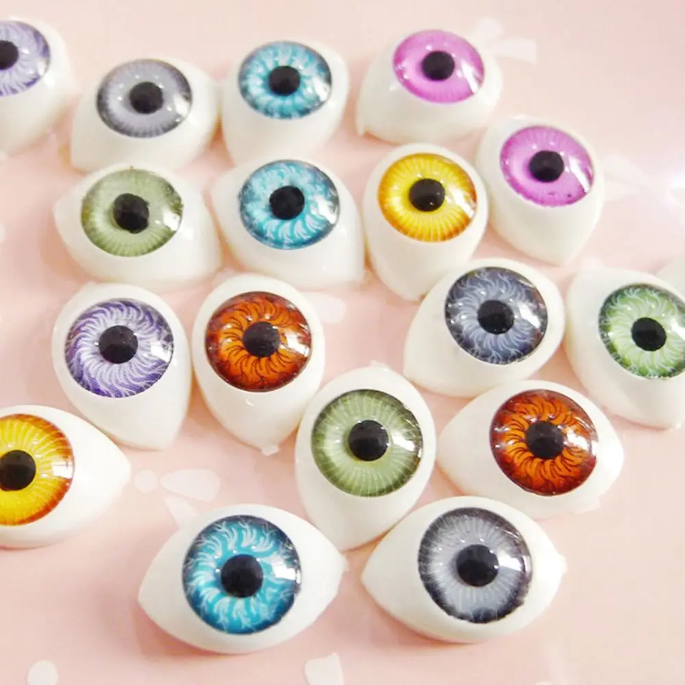 5pairs 12x16mm Doll Acrylic Eyes Animals Parts DIY Doll Making Crafts Eyes Accessories DIY for BJD Doll High Quality