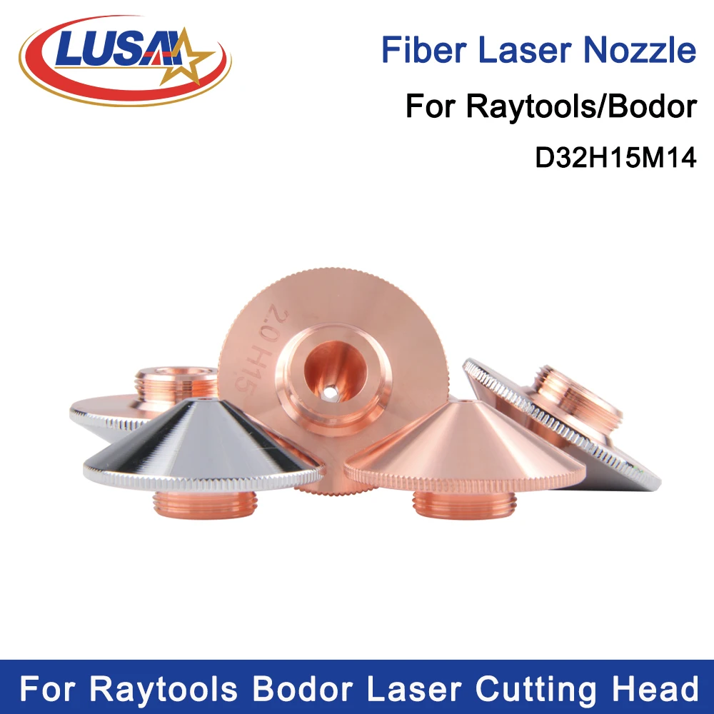 Boquilla láser LUSAI Raytools Dia32 M14mm BM111 BM110 BT240S BM114 boquilla de cabezal láser para boquilla de corte de máquina láser de fibra BM110