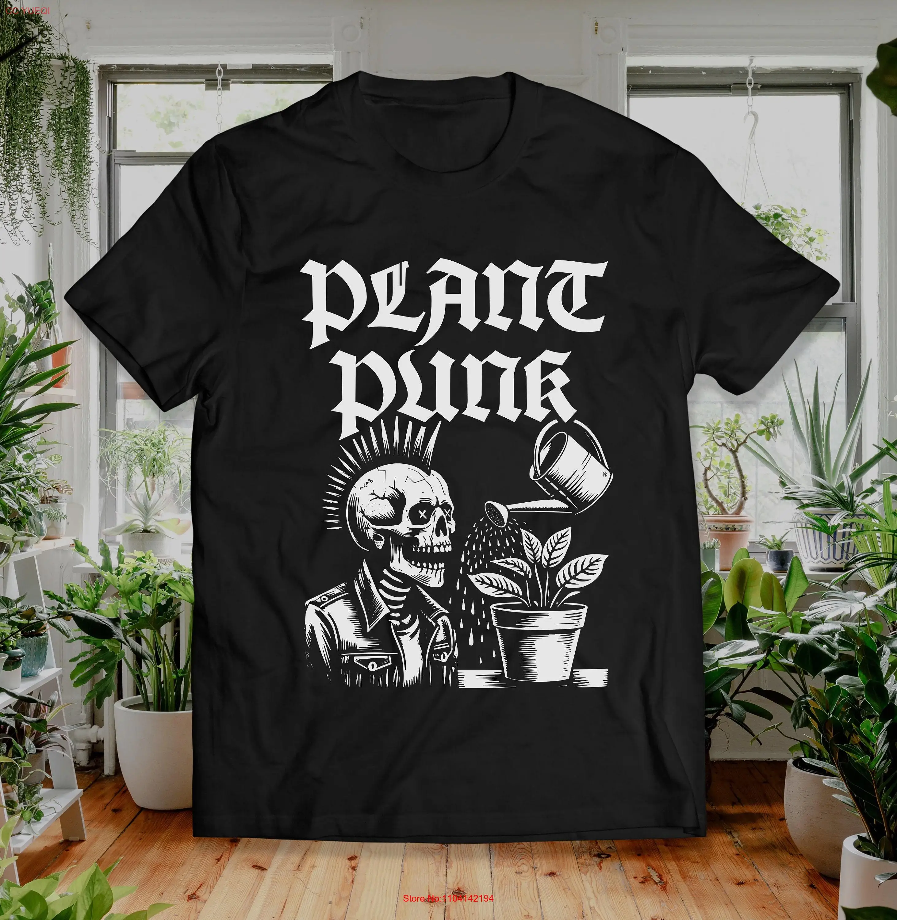 PLANT PUNK T Shirt for Metal Head Lover Idea Him Dad Mom Cool Grunge Merch Sizing long or short sleeves