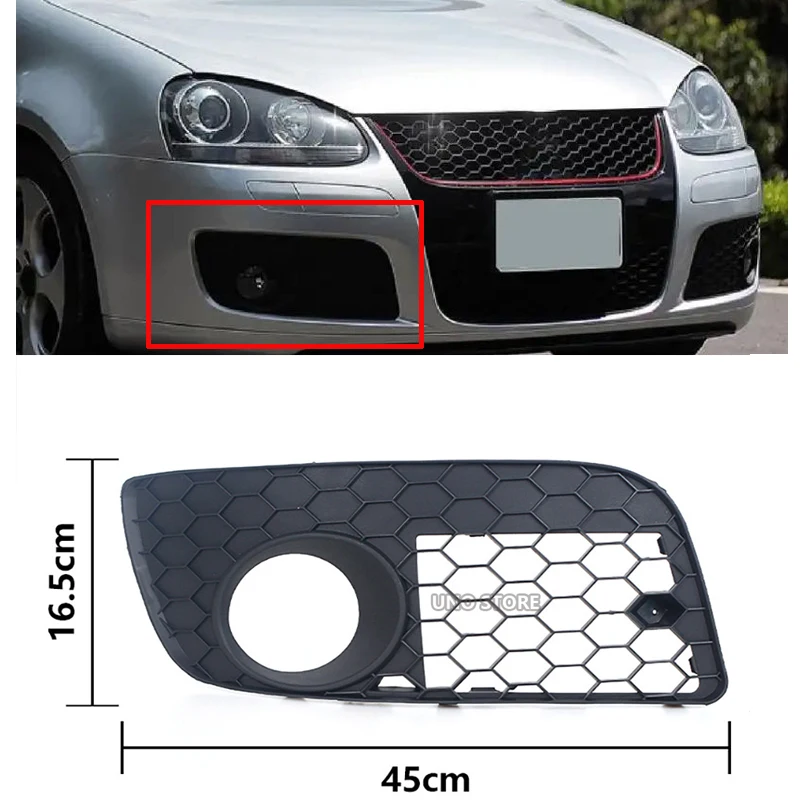 Front fog light frame grille for vw volkswagen golf 5  MK5 GTI 2005 2006 2007 2008 2009