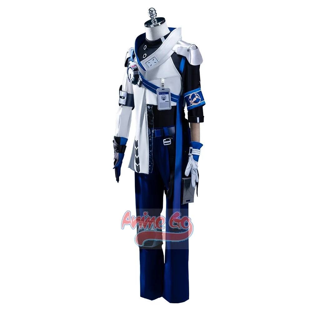 Arlan Cosplay Traje Masculino, Uniforme de Jogo com Distintivo, Honkai Star Rail, Roupas de Halloween, C07958-AA