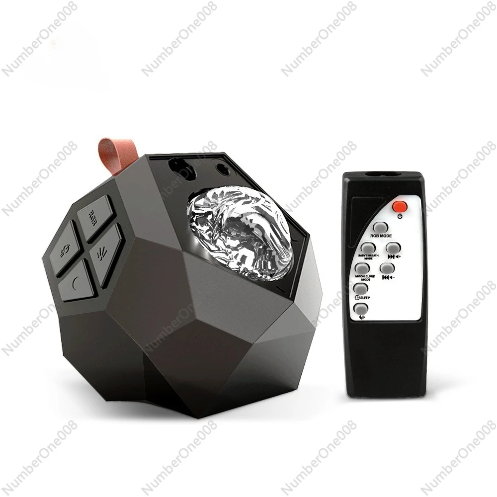 Portable Projection Light Aurora Water Ripple Swirl Effect RGBW Color Wireless Bluetooth Speaker Creative Atmosphere Lamp