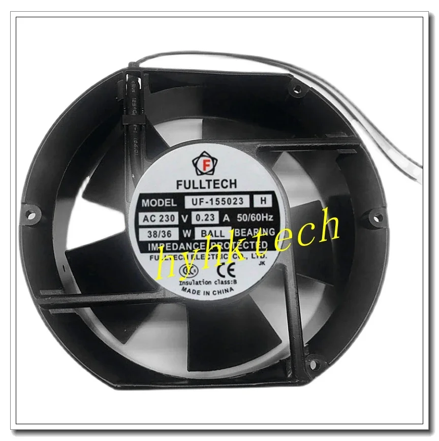 Original Fulltech Taiwan Fuyou UF-155023  230V 15050 high air cooling fan,100% tested before shipment