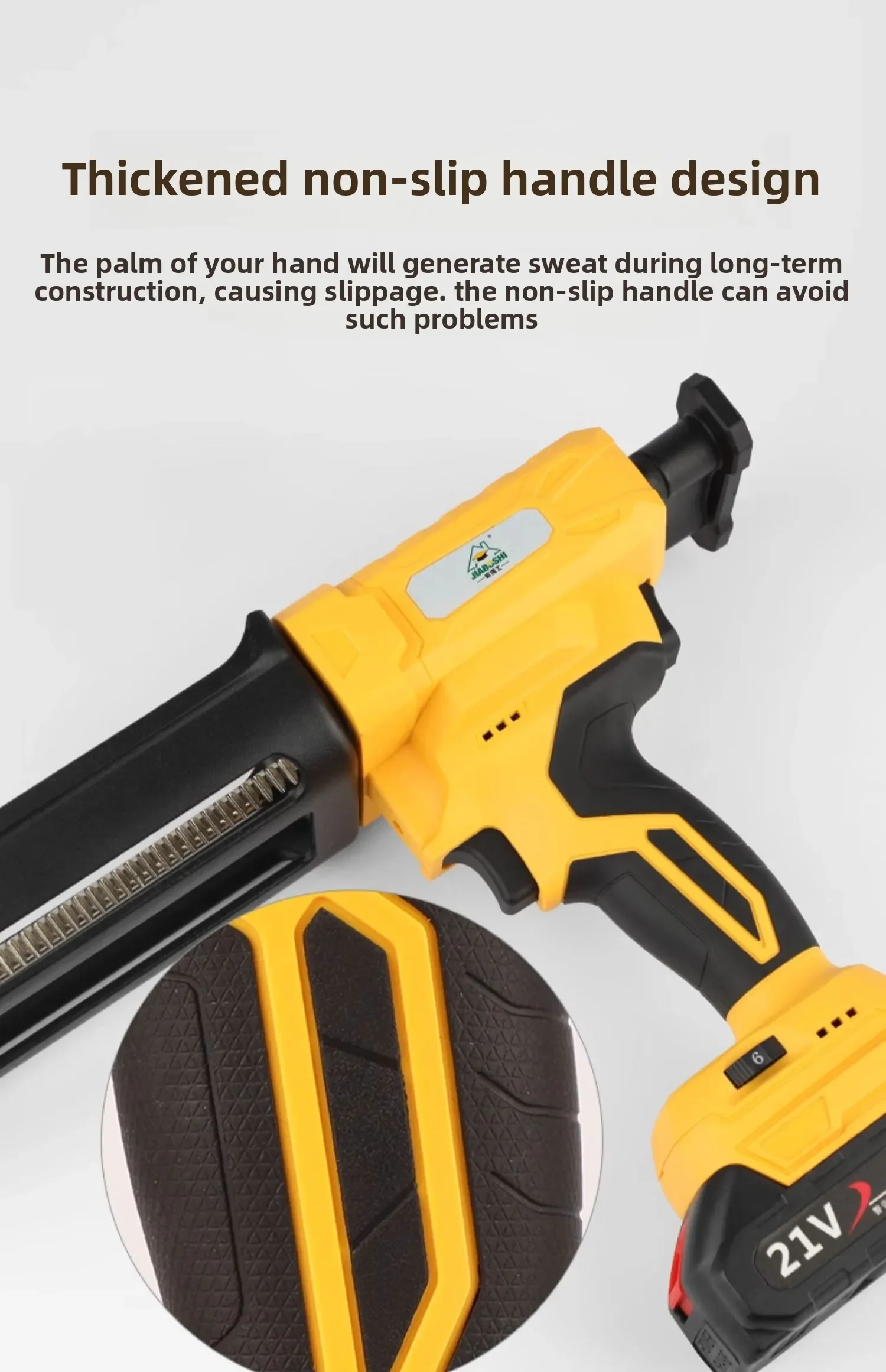 110V/220V Electric Caulking Gun Dual Tube Auto Sealant Applicator Construction Tool