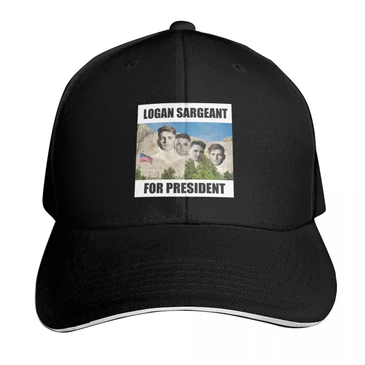 F1 Driver Logan Sargeant for President - On Mount Rushmore Baseball Cap Men Women Casual Summer Sport Sun Cap