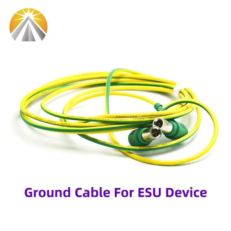 Ground Earth Wire Cable ECG Cable For High Frequency Electrotome ESU Medical Device Potential Equalization Socket Grouding Cable