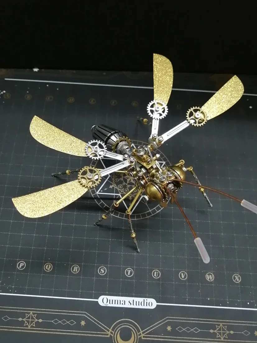 DIY 3D Puzzle Phoenix Butterfly Metal Model Kit - Cyberpunk Mechanical Insects Assembly Craft สําหรับผู้ใหญ่