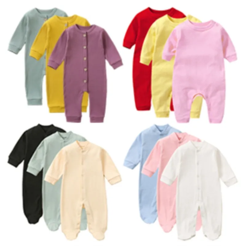 Newborn Baby Jumpsuits Cotton Growing Rompers Boy Sleepsuits Girl One-pieces Jumpers Grows Pyjamas Footies Roupa Bebe Onesies