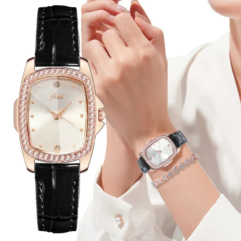 Vintage Pointer Quartz Watch Minimalist Roman Numeral Dial Wristwatches Leather Strap Watchband for Women Men Relojes Para Mujer