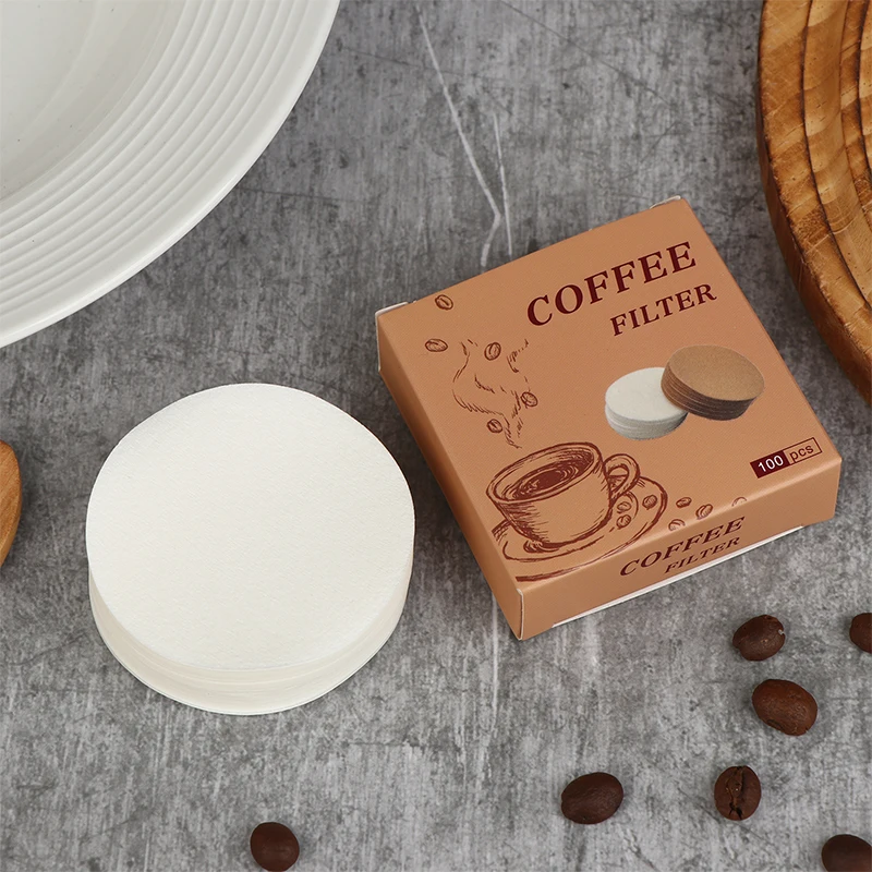 100Pcs Coffee Filter Paper Espresso Paper Filters 54/56/60/62/64/68MM Puck Screen For Portafilter Machine Tools