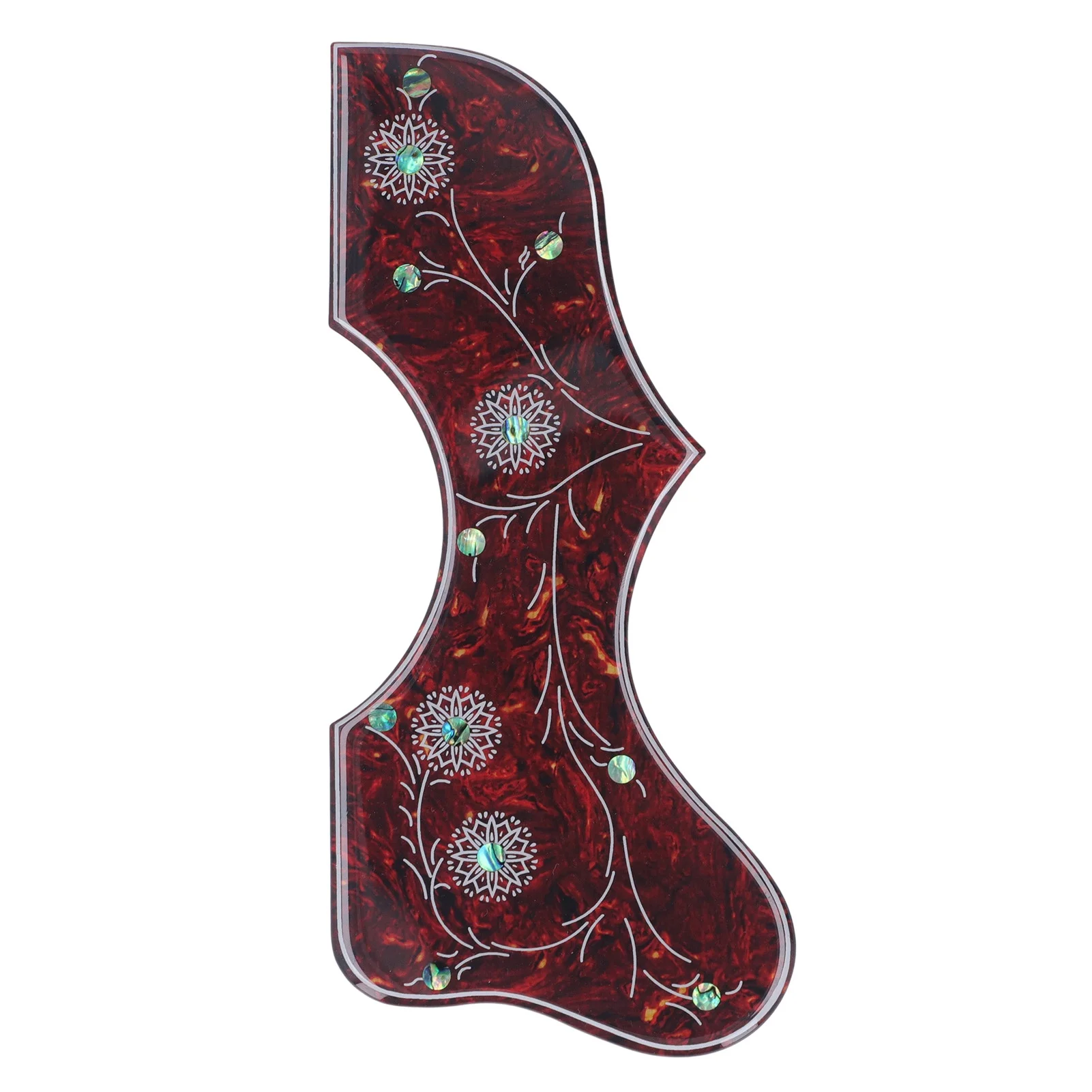 Guitar Pickguard Sticker Impact Scratch Protection 2.5mm Thickness Self Adhesive Sticker Acoustic Guitar Pickup Guard Decoration